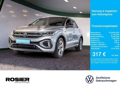 Usata VW T-Roc R-line 150 CV (110 kW) 2022 Argento SUV