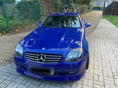 Gebraucht Mercedes SLK200 136 PS (100 kW) 1999 Blau Cabrio