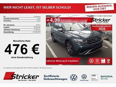 gebraucht VW Tiguan Allspace °°Elegance 2.0TDI DSG 476,-ohne