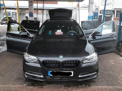 Schwarz Gebraucht 2014 BMW 520 Kombi | 10.000 € (Guter Preis)