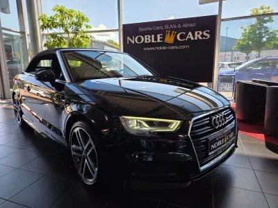Gebraucht Audi A3 Cabriolet S-Line 150 PS (110 kW) 2019 Mythosschwarz metallic (metallic) Cabrio