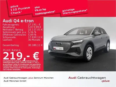 Gebraucht Audi Q4 e-tron Comfort 125 kW (170 PS) 2023 Kieselgrau SUV