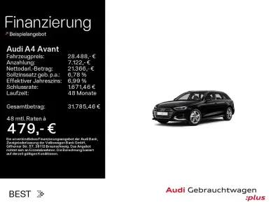 Gebraucht Audi A4 Ambiente 204 PS (150 kW) 2023 Brillantschwarz Kombi