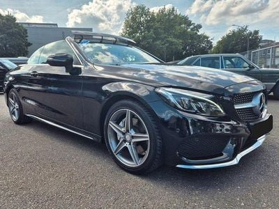 Schwarz Gebraucht 2016 Mercedes C200 AMG line Cabrio | 24.950 € (Guter Preis)