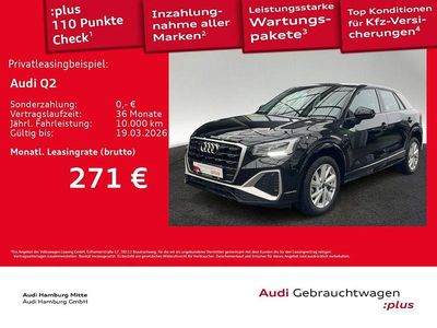 Gebraucht Audi Q2 S-Line 150 PS (110 kW) 2025 Mythosschwarz metallic SUV