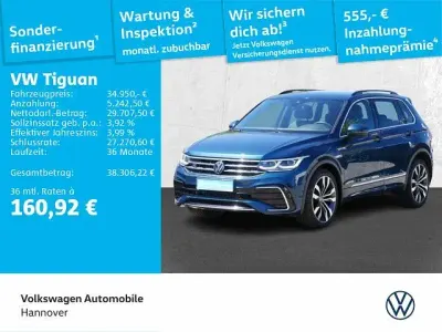 Gebraucht VW Tiguan R-line 150 PS (110 kW) 2024 Nightshade blue (metallic) SUV