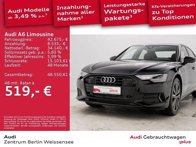 Schwarz Gebraucht 2023 Audi A6 Sport Limousine | 42.675 € (Superpreis)