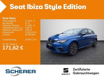 Gebraucht Seat Ibiza Style 116 PS (85 kW) 2024 Sapphire blau metallic (metallic) Limousine