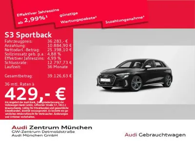 Brugt Audi S3 Sport 310 HK (228 kW) 2024 Sort Sedan