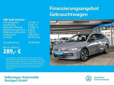 Gebraucht VW Golf VIII Goal 150 PS (110 kW) 2025 Mondsteingrau Kombi