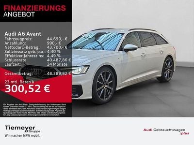Weiß Gebraucht 2025 Audi A6 S-Line Kombi | 44.690 € (Superpreis)