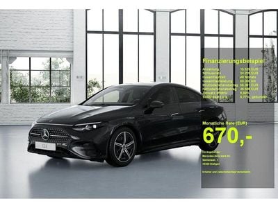 Schwarz Neu 2026 Mercedes CLA200 AMG Limousine | 62.117 € (Teuer)