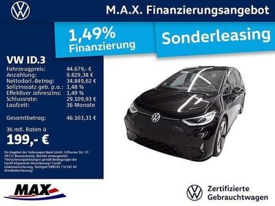 Gebraucht VW ID.3 GTX 239 kW (326 PS) 2025 Grenadillschwarz metallic schw Kleinwagen