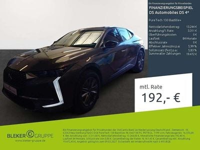 Gebraucht DS Automobiles DS4 Bastille Plus 131 PS (96 kW) 2022 Platingrau Limousine