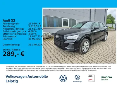 Używany Audi Q2 Advanced Plus 150 KM (110 kW) 2025 Czarny SUV