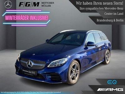 Gebraucht Mercedes C300 AMG line 258 PS (189 kW) 2020 Blau Limousine