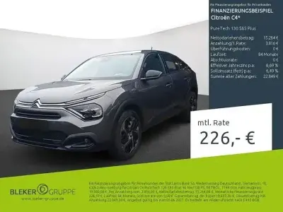 Gebraucht Citroën C4 PureTech 131 PS (96 kW) 2024 Lackierung platiniumgrau/typ aussenverkleidung metalliclackierung SUV