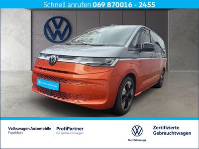 Neu VW T7 150 PS (110 kW) 2025 Monosilber metallic/ energetic orange me tallic Van