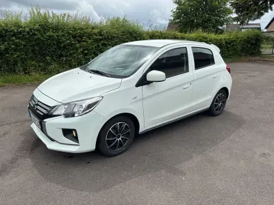 Gebraucht Mitsubishi Space Star Edition 71 PS (52 kW) 2020 Weiß Kleinwagen