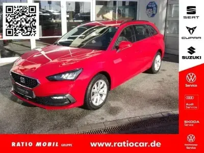 Brugt Seat Leon Style 131 HK (96 kW) 2021 Rød Stationcar