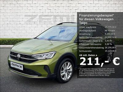 Usata VW Taigo Life 150 CV (110 kW) 2024 Verde SUV