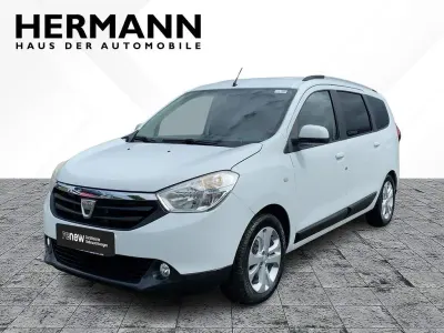 Gebraucht Dacia Lodgy Prestige 116 PS (85 kW) 2014 Weiß Van / Kleinbus