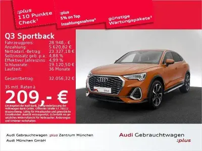 Gebraucht Audi Q3 Sportback Ambiente 150 PS (110 kW) 2022 Pulsorange SUV