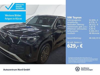 Gebraucht VW Tayron Life 204 PS (150 kW) 2025 Schwarz SUV