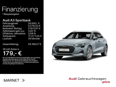 Gebraucht Audi A3 Advanced Plus 116 PS (85 kW) 2024 Grau Limousine