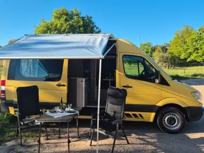 Brugt Mercedes Sprinter 129 HK (94 kW) 2012 Gul Van