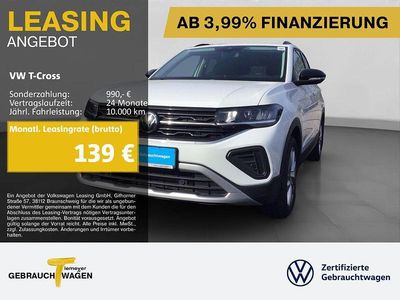 Gebraucht VW T-Cross Goal 95 PS (69 kW) 2025 Weiß SUV