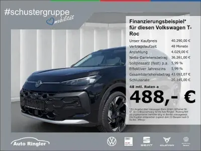 Neu VW T-Roc Style 150 PS (110 kW) 2026 Grenadillschwarz metallic SUV