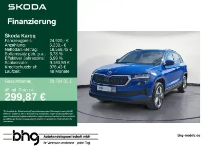 Gebraucht Skoda Karoq Selection 150 PS (110 kW) 2023 Blau SUV
