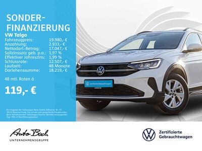 Gebraucht VW Taigo Life 95 PS (69 kW) 2024 Weiß (pure white) SUV