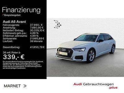 Gebraucht Audi A6 S-Line 367 PS (269 kW) 2022 Gletscherweiß metallic Kombi