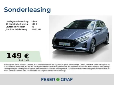 Ny Hyundai i20 Prime 99 HK (72 kW) 2026 Blå Hatchback