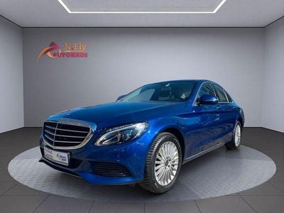 Usata Mercedes C180 Exclusive 156 CV (114 kW) 2018 Blu Berlina