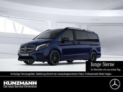 Usata Mercedes V250 Avantgarde Edition 190 CV (139 kW) 2021 Blu Monovolume