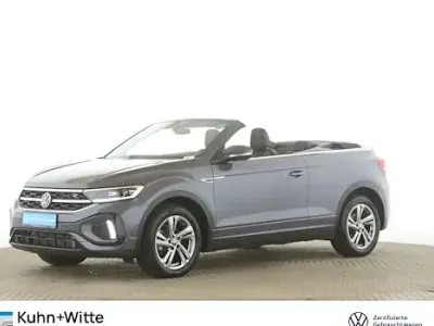 Gebraucht VW T-Roc Cabriolet R-line 150 PS (110 kW) 2025 Rauchgrau metallic Cabrio