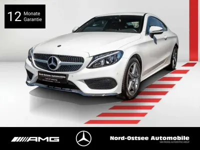 Gebraucht Mercedes C180 AMG 156 PS (114 kW) 2018 Polarweiß uni Coupé
