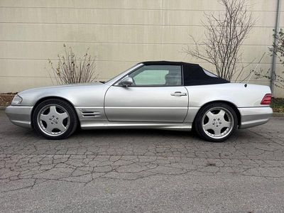 Gebraucht Mercedes SL600 AMG line 394 PS (289 kW) 2001 Silber Cabrio