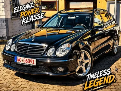 Brugt Mercedes E500 Avantgarde 306 HK (225 kW) 2004 Sort Stationcar