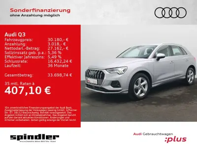 Gebraucht Audi Q3 Ambiente 150 PS (110 kW) 2022 Florettsilber metallic SUV