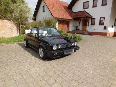 Gebraucht VW Golf Cabriolet 95 PS (69 kW) 1988 Schwarz Cabrio