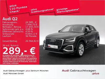 Second-hand Audi Q2 Advanced Plus 150 CP (110 kW) 2023 Negru SUV
