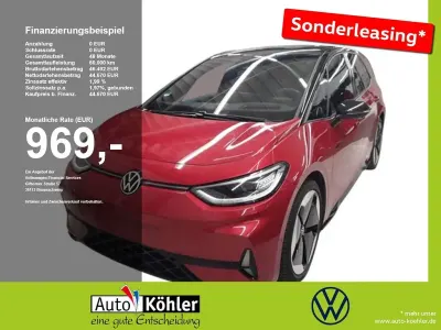 Brugt VW ID.3 GTX 210 kW (286 HK) 2025 Rød Hatchback