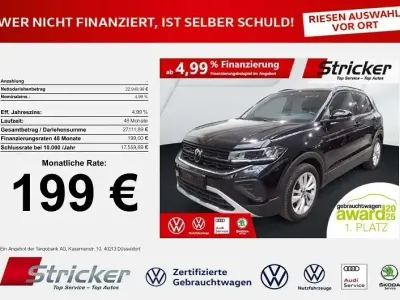 Gebraucht VW T-Cross Life 116 PS (85 kW) 2025 Deep black perleffekt SUV