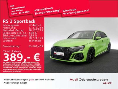 Gebraucht Audi RS3 Sport 400 PS (294 kW) 2023 Kyalamigrün Limousine