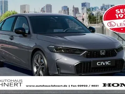 Neu Honda Civic Hybrid 143 PS (105 kW) 2026 Grau Limousine