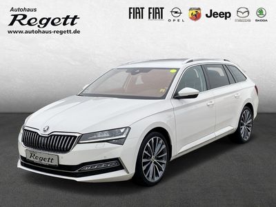 gebraucht Skoda Superb Combi L&K 4x4 2.0 TDI EU6d-T Allrad AD AHK Navi Leder Memory Sitze Soundsystem